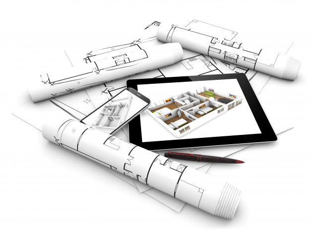 plans and the best home design software as shown on an mobile tablet