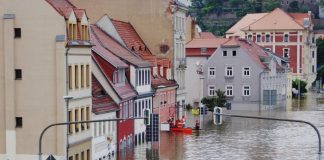 town is flooding