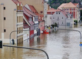 town is flooding