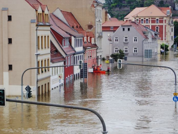 town is flooding