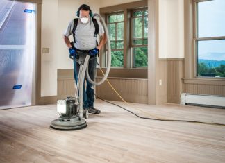 What’s The Best Floor Buffer for Home Use? Top 10 Revealed man working on the best floor buffer for home use
