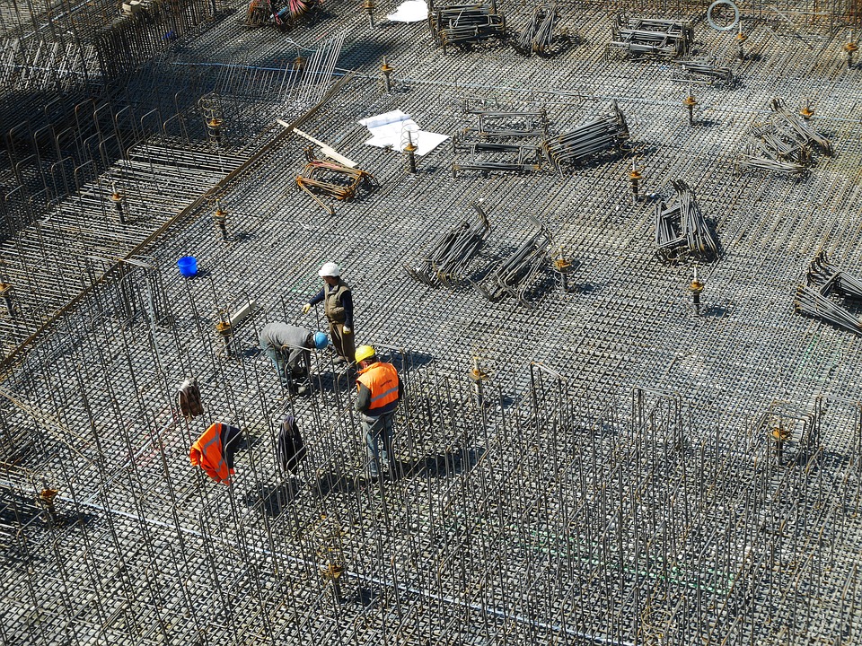 engineer on a construction site